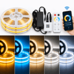 Ταινία LED 14.4W 12V DC SMD5050 IP20 Θερμό & Ψυχρό Λευκό 3000K + 6000K – 1 Μέτρο - Image 4