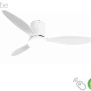 ΑΝΕΜ/ΡΑΣ ΟΡΟΦΗς&ΤΗΛ.52"+LED  ΛΕΥΚΟ HEBE