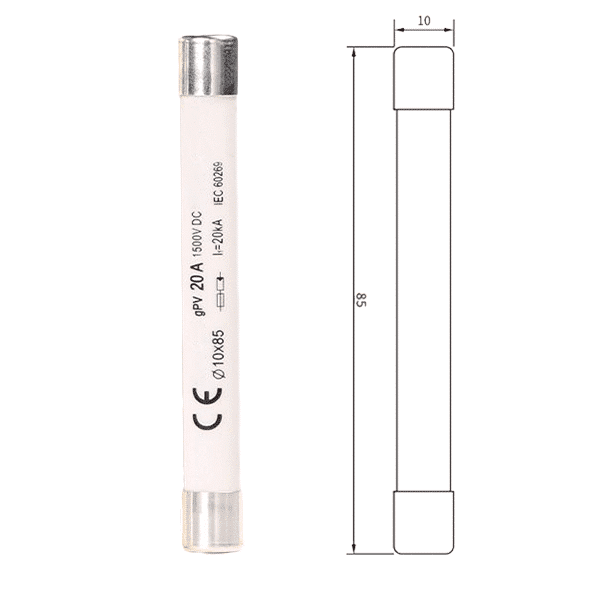 15PV06A ΦΥΣΙΓΓΙ 10X85 6A 1500VDC - Image 1