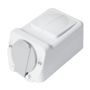 ΠΡΙΖΑ +  ΔΙΠΛΟΣ ΔΙΑΚΟΠΤΗΣ ΑΠΛΟΣ 16А 250V, IP44