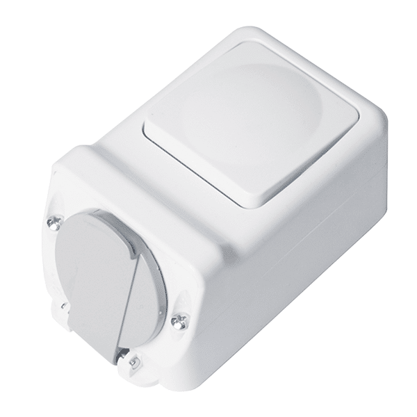 190218-1 ΠΡΙΖΑ+ ΔΙΑΚΟΠΤΗΣ ΜΟΝΟΣ A/R 16А 250V, IP44 - Image 1
