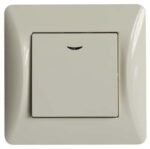 Lineme H Series Διακόπτης Αλέ Ρετούρ Με Λυχνία Ιβουάρ - Image 2