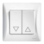 Lineme H Series Διακόπτης Ρολών Λευκό