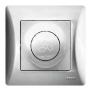 Lineme H Series Διακόπτης Ταχυτήτων Ανεμιστήρα 500W Ασημί