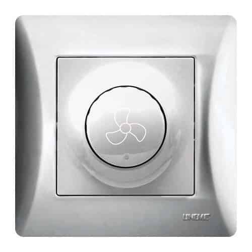 50-00112-5 Lineme H Series Διακόπτης Ταχυτήτων Ανεμιστήρα 500W Ασημί - Image 1