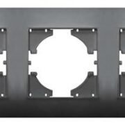 Lineme H Series Πλαίσιο Τριπλό Οριζόντιο Μαύρο