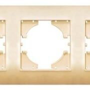 Lineme H Series Πλαίσιο Τριπλό Οριζόντιο Χρυσό Ματ