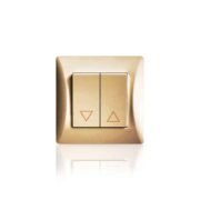Lineme H Series Μπουτόν Ρολών Χρυσό Ματ