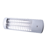 Θερμάστρα Χαλαζία ELMARK EL-QH1200G 1200W Επιτοίχια IPX4 Ασημί (Produced for ELMARK by Midea)