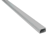 2m. 25X16 PLASTIC CABLE TRUNKING CT2 GREY