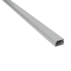 2m. 25X16 PLASTIC CABLE TRUNKING CT2 GREY