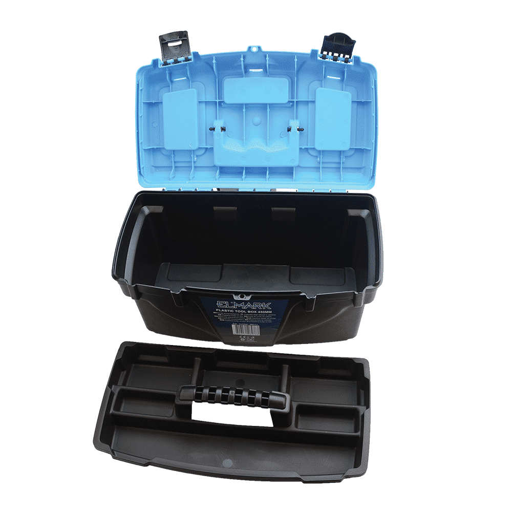 595111 3 IN 1 PLASTIC TOOL BOX 450mm - Image 1