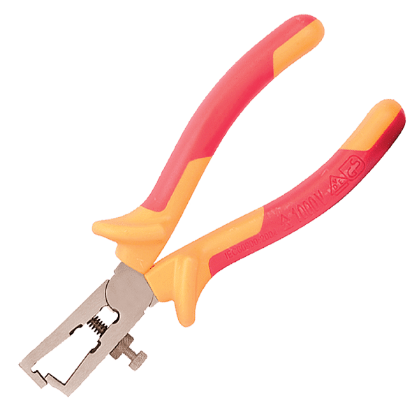 598029-1 VDE CRV INSULATED WIRE STRIPPING PLIERS 160MM - Image 1