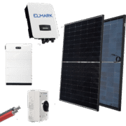 HYBRID Solar System 3P/10kW με Πάνελ 430W & Μπαταρία 10kWh – ELMARK