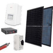 Elmark Υβριδικό Φωτοβολταϊκό Σύστημα 1 Φάσης 3.6kW με Panels 430W & Μπαταρία LiFePO4 – Set (98SOL3600HM/6S)