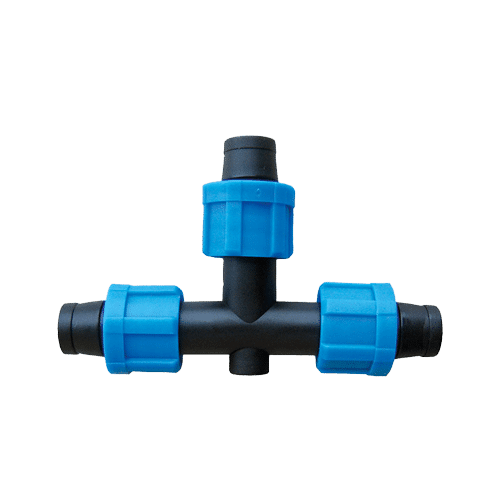 81257-1 T-CONNECTOR FOR DRIP TAPE 16X16X16MM, 5PCS SET - Image 1