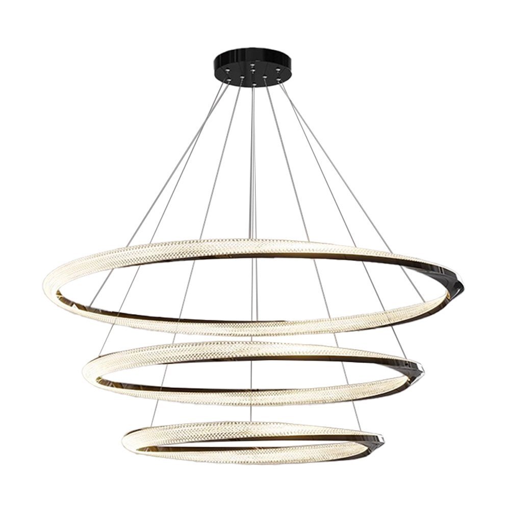 955ERICA12030BL ERICA LED PENDANT 120W 3000K, BLACK - Image 1