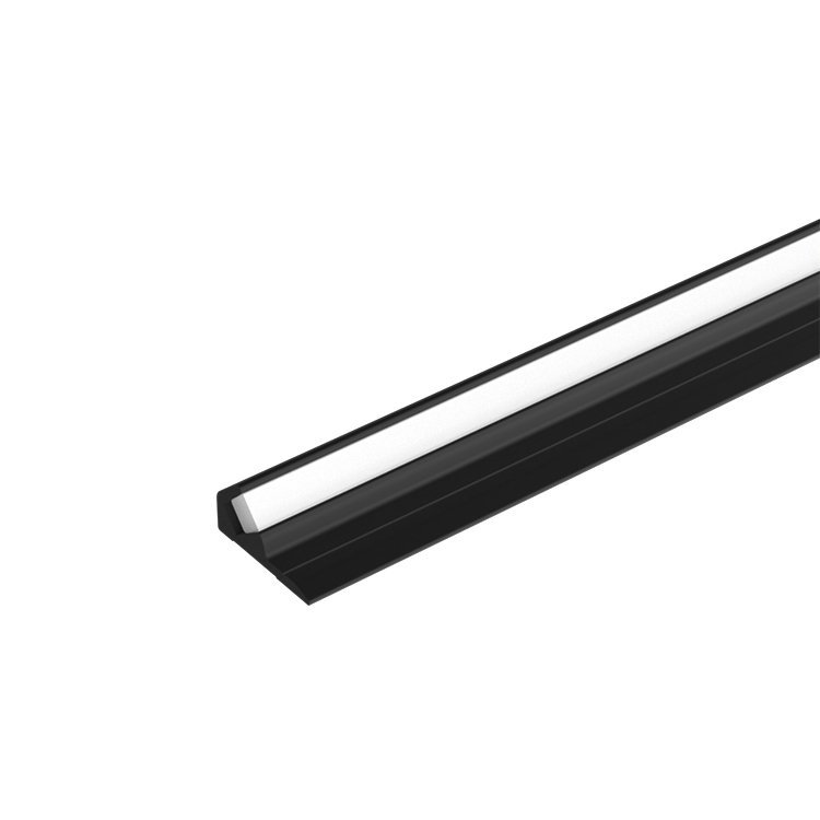 99ACC94CRBL EL-94CR SHELF PROFILE FOR LED STRIP 2.5M, BLACK - Image 1