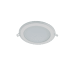 LED ΠΑΝΕΛ ΣΤΡΟΓΓΥΛΟ ΜΕ ΓΥΑΛΙ 18W 2700K