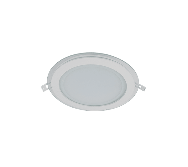 99LED641 LED ΠΑΝΕΛ ΣΤΡΟΓΓΥΛΟ ΜΕ ΓΥΑΛΙ 18W 2700K - Image 1