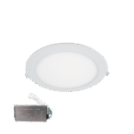 LED ΠΑΝΕΛ ΣΤΡΟΓΓΥΛΟ ΧΩΝΕΥΤΟ 18W 6400K+ ΚΙΤ ΑΣΦΑΛΕΙΑΣ