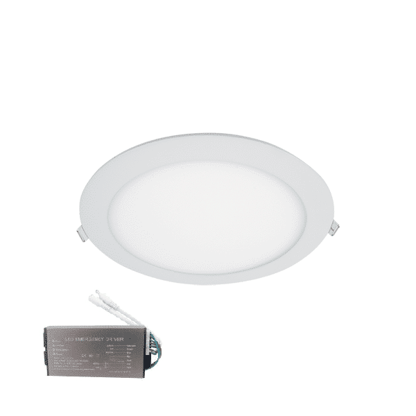 99LED973CWE LED ΠΑΝΕΛ ΣΤΡΟΓΓΥΛΟ ΧΩΝΕΥΤΟ 18W 6400K+ ΚΙΤ ΑΣΦΑΛΕΙΑΣ - Image 1