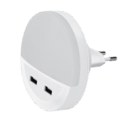 LED ΦΩΤΑΚΙ ΝΥΚΤΟΣ ΜΕ 2xUSB 0.5W 4000K