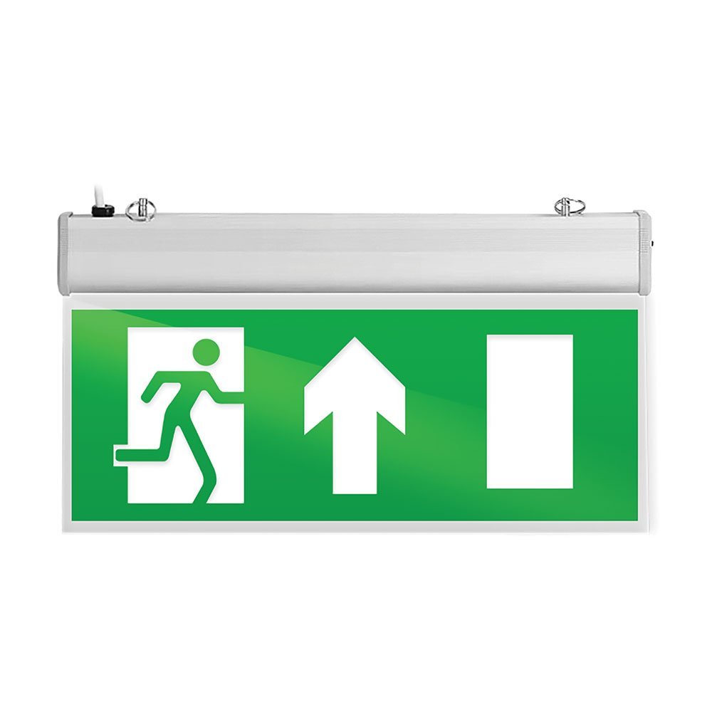 9XL5114-1 Elmark Φωτιστικό Ασφαλείας LED XL5114 3W 230V Βελάκι Προς Τα Πάνω – Λευκό (9XL5114) - Image 1