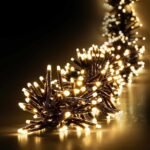 ΦΩΤΑ LED SUPER CLUSTER ACA AX7500040 4800 LED ΘΕΡΜΟ ΛΕΥΚΟ 3MM 12M 15W IP44 - Image 2