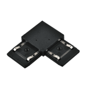 EL-LC L-CONNECTOR FOR ULTRA SLIM MAGN. RAIL BLACK