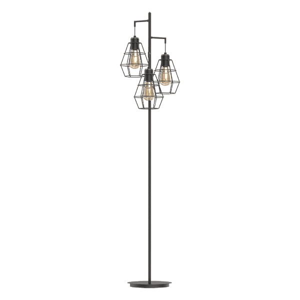 BL-506 NICOL ΕΠΙΔΑΠΕΔΙΟ ΦΩΤΙΣΤΙΚΟ 3XE27 ΜΑΥΡΟ MAT - Image 1