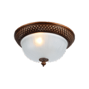 PETRA S ΠΛΑΦΟΝΙΕΡΑ 2XE27 320mm ΜΠΡΟΝΖΕ