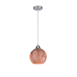 MARBLE-1A ΚΡΕΜΑΣΤΟ ΦΩΤΙΣΤΙΚΟ 1XE27 ΚΑΦΕ D200mm
