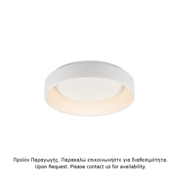 Aca Lighting APOLLO Φωτιστικό Οροφής LED 36W Dimmable CCT 3670lm Λευκό Μεταλλικό Φ45xΥ14cm - Image 3