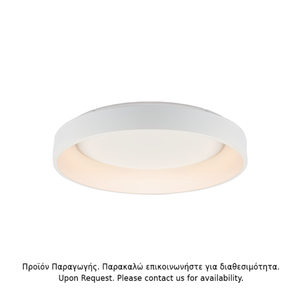 Aca Lighting APOLLO Φωτιστικό Οροφής LED 73W Dimmable CCT 5450lm Λευκό Μεταλλικό Φ78xΥ14cm - Image 3