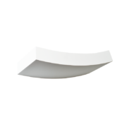 Aca Lighting SHELF Επιτοίχιο Φωτιστικό 1xR7s Λευκό Γύψινο 36,5x17x6,8cm (G85071W)
