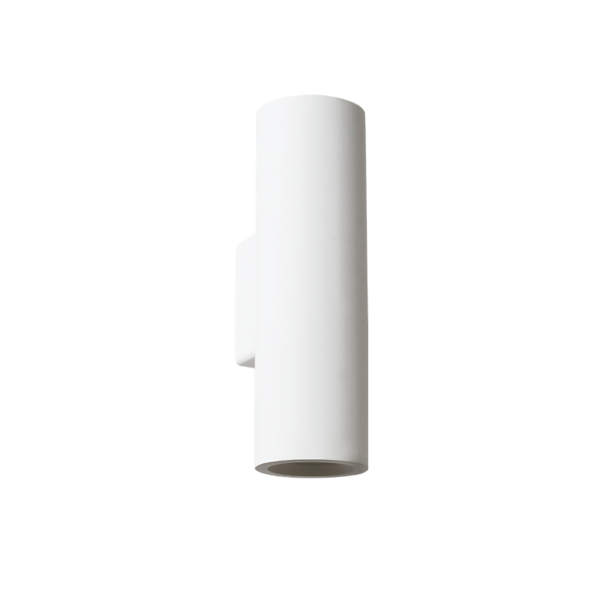 Aca Lighting POR Γύψινο Επιτοίχιο Φωτιστικό 2xGU10 Φ7,5x10x25cm - Image 3
