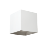 Aca Lighting BLOCK Γύψινο Επιτοίχιο Φωτιστικό 1xG9 Φ12x12x12cm