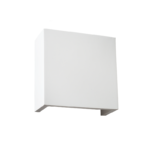 Aca Lighting BLOCK Γύψινο Επιτοίχιο Φωτιστικό 1xG9 12,6x7x12,6cm