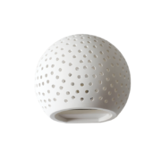 Aca Lighting IBON H Γύψινο Επιτοίχιο Φωτιστικό 1xG9 Φ15x13x12,8cm
