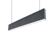 ΗΧΟΑΠΟΡΡΟΦΙΤΙΚΟ LED ΠΡΟΦΙΛ ΚΡΕΜΑΣΤΟ S36 50W 4000K ΓΚΡΙ