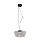ΚΡΕΜΑΣΤΟ ΦΩΤΙΣΤΙΚΟ ACA HM2460CL ΜΑΥΡΟ ΔΙΑΦΑΝΕΣ LED 12W 3000K IP20 D30XH120CM - Image 3