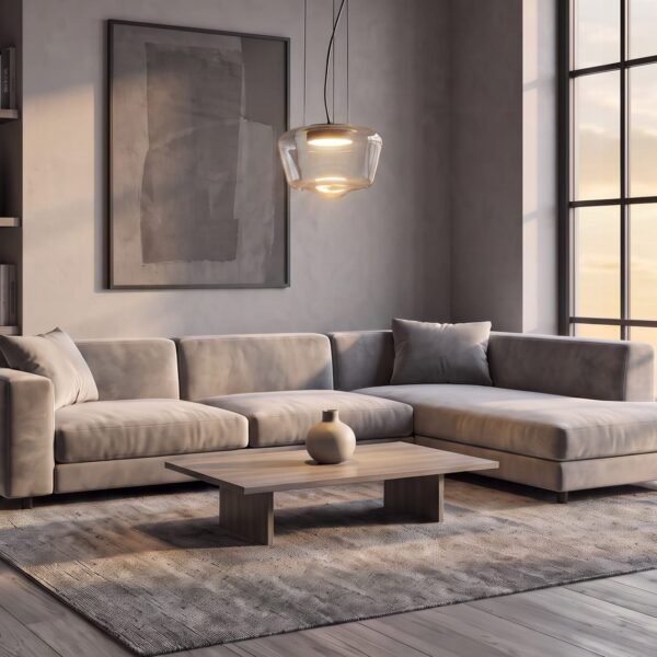 ΚΡΕΜΑΣΤΟ ΦΩΤΙΣΤΙΚΟ ACA HM2460CL ΜΑΥΡΟ ΔΙΑΦΑΝΕΣ LED 12W 3000K IP20 D30XH120CM - Image 4