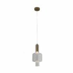 ΚΡΕΜΑΣΤΟ ΦΩΤΙΣΤΙΚΟ ACA HM250261C ΧΡΥΣΟ ΔΙΑΦΑΝΕΣ COB 5W 3000K IP20 D16XH120CM