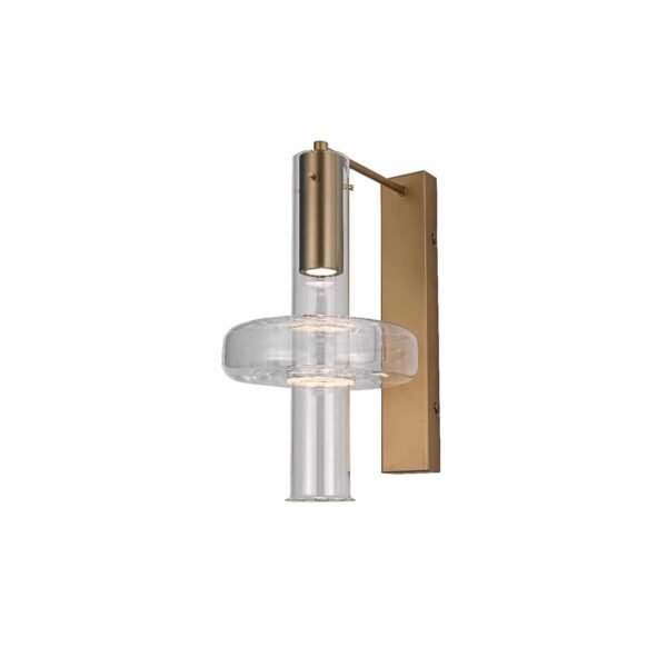 ΦΩΤΙΣΤΙΚΟ ΤΟΙΧΟΥ ACA HM25026B ΧΡΥΣΟ ΔΙΑΦΑΝΕΣ COB 5W 3000K IP20 L22XW28XH38CM - Image 3