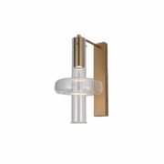 ΦΩΤΙΣΤΙΚΟ ΤΟΙΧΟΥ ACA HM25026B ΧΡΥΣΟ ΔΙΑΦΑΝΕΣ COB 5W 3000K IP20 L22XW28XH38CM