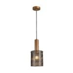 ΚΡΕΜΑΣΤΟ ΦΩΤΙΣΤΙΚΟ ACA HM2504015 ΧΡΥΣΟ ΦΙΜΕ 1XGU10X50W IP20 D15XH120CM