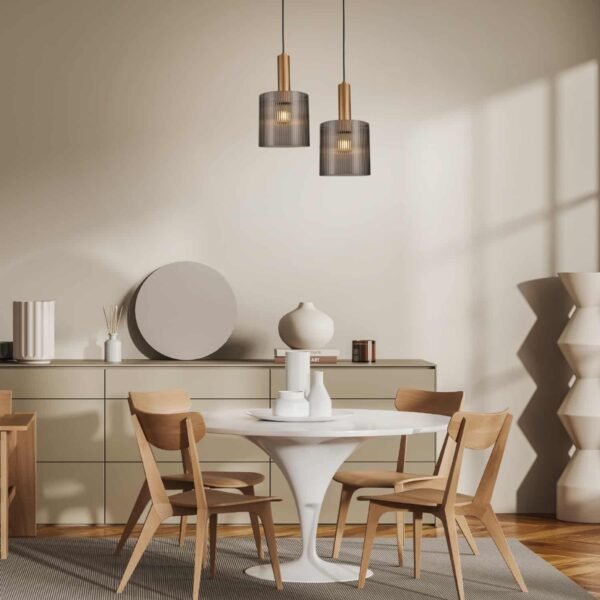 ΚΡΕΜΑΣΤΟ ΦΩΤΙΣΤΙΚΟ ACA HM2504020 ΧΡΥΣΟ 1XE27X40W IP20 D20XH120CM - Image 2