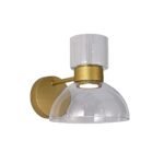 ΦΩΤΙΣΤΙΚΟ ΤΟΙΧΟΥ ACA HM25045GD ΧΡΥΣΟ ΔΙΑΦΑΝΕΣ LED 10W 3000K IP20 L20XW30XH25CM - Image 3