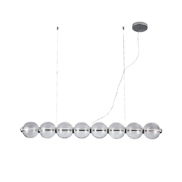 ΚΡΕΜΑΣΤΟ ΦΩΤΙΣΤΙΚΟ ACA HM2508 ΧΡΩΜΙΟ ΔΙΑΦΑΝΕΣ LED 27W 3000K IP20 L130XW15XH120CM - Image 3